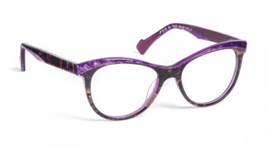 J.F. Rey JF1318 Eyeglasses, Purple marble - Brown snake (7075)