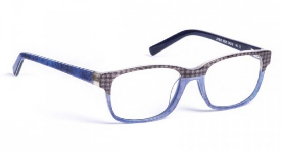 J.F. Rey JF1330 Eyeglasses, Houndstooth / Blueberry (0525)