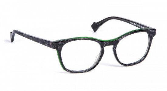 J.F. Rey JF1341 Eyeglasses, BLACK LACE/GREEN (0545)