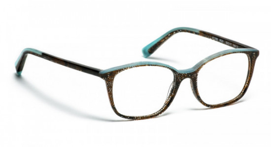 J.F. Rey JF1368 Eyeglasses, BROWN LACE / LIGHT BLUE (9025)