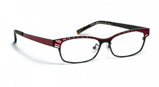 J.F. Rey JF2673 Eyeglasses, JF2673 0030 BLACK/RED (0030)