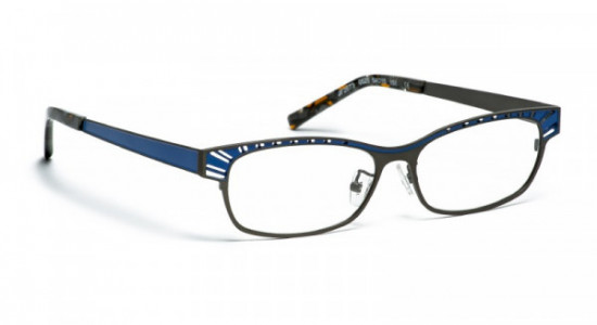 J.F. Rey JF2673 Eyeglasses, JF2673 0525 GUN/NAVY BLUE (0525)