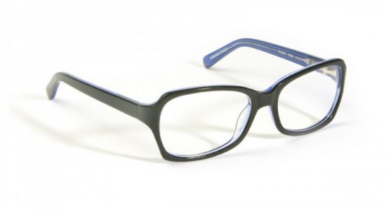 J.F. Rey PA006 Eyeglasses, Black / Crystal blue (0020)