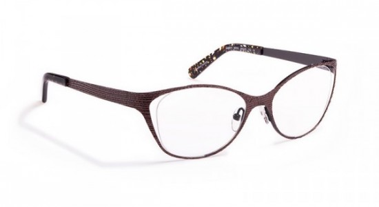 J.F. Rey PM011 Eyeglasses, Black satin / Brown (9000)