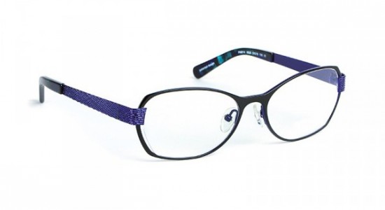 J.F. Rey PM014 Eyeglasses, Black - Blue (0025)