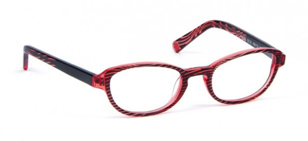 J.F. Rey PA024 Eyeglasses, BLACK RED (0030)