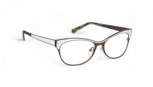 J.F. Rey PM023 Eyeglasses, Brown / White (9510)
