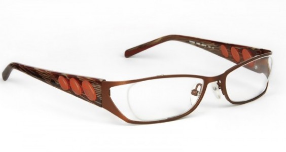 J.F. Rey HANNA Eyeglasses, Brown - Orange (9090)
