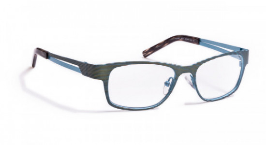 J.F. Rey ICONE Eyeglasses, Green soldier / Azur Blue (4821)