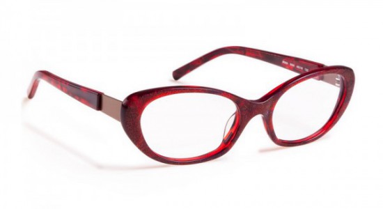 J.F. Rey IRINA Eyeglasses, Red marble - Caramel (3090)