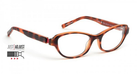J.F. Rey LUNEA Eyeglasses, Demi - Orange (9030)