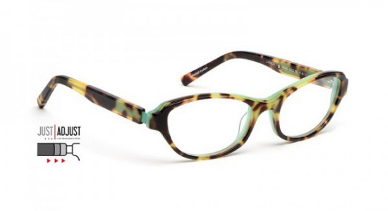 J.F. Rey LUNEA Eyeglasses, Demi - Green (9540)