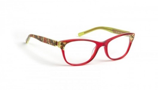 J.F. Rey MIA Eyeglasses, Red / Khaki / Yellow (3040)
