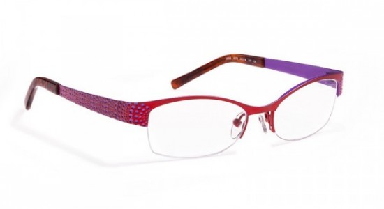 J.F. Rey JESS Eyeglasses, Red / Lavender (3070)