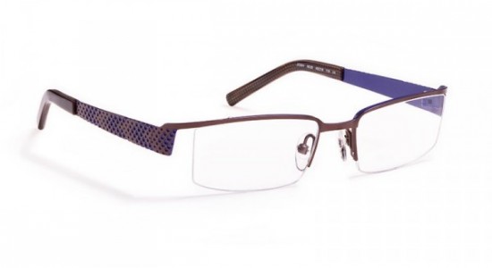 J.F. Rey JOSH Eyeglasses, Cocoa / Blue cobalt (9025)