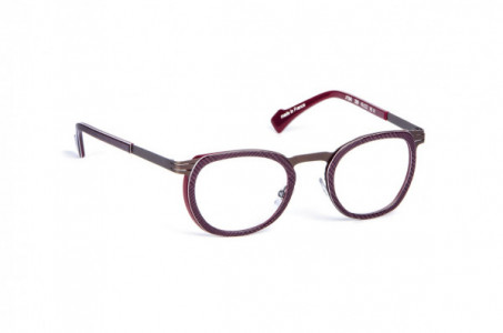 J.F. Rey JF2646 Eyeglasses, BURGUNDY TARTAN/BROWN (3590)