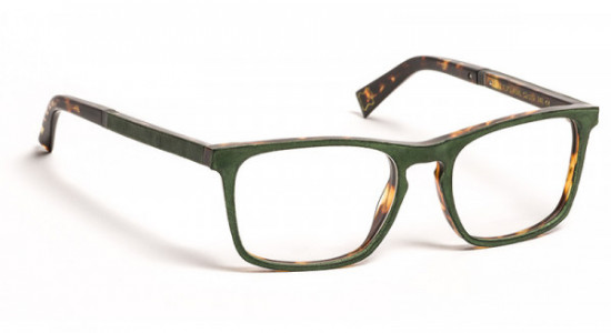 J.F. Rey JF1373 Eyeglasses, GREEN LEATHER/DEMI (4090)