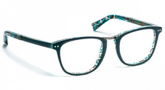 J.F. Rey JF1375 Eyeglasses, LEATHER BLUE/BLUE (2020)