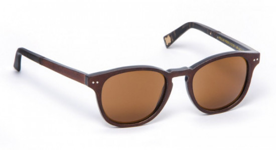 J.F. Rey JFSPOLLUX Sunglasses, POLLUX 9000 SUNGLASS BROWN LEATHER / BLACK (9000)