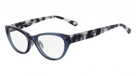 Marchon M-MONTGOMERY Eyeglasses, (412) NAVY CRYSTAL