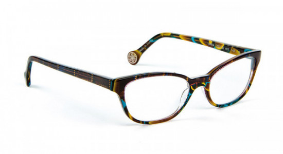 Boz by J.F. Rey VANINA Eyeglasses, Brown - Blue - Yellow (7323)