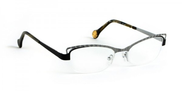Boz by J.F. Rey WELL Eyeglasses, Black - Silver (0013)