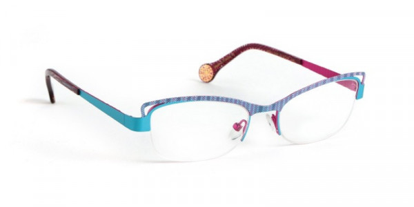 Boz by J.F. Rey WELL Eyeglasses, Blue - Pink (2480)