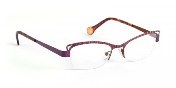 Boz by J.F. Rey WELL Eyeglasses, Purple - Brown (7092)