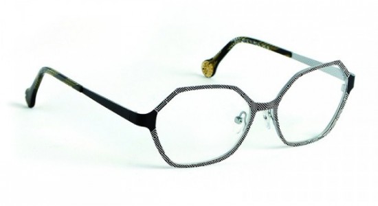 Boz by J.F. Rey WOLF Eyeglasses, Black - Silver (0013)