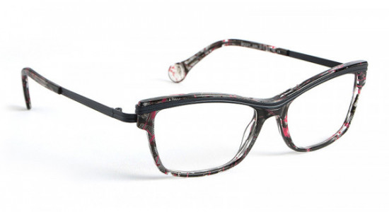 Boz by J.F. Rey WOODY Eyeglasses, Black - Grey - Pink (0080)