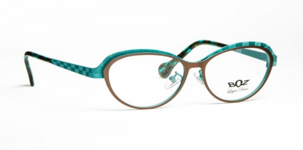 Boz by J.F. Rey ZAP Eyeglasses, Brown - Turquoise blue (9224)