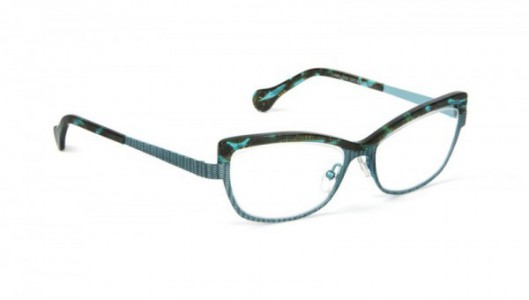 Boz by J.F. Rey ZUMBA Eyeglasses, Black - Turquoise (7020)