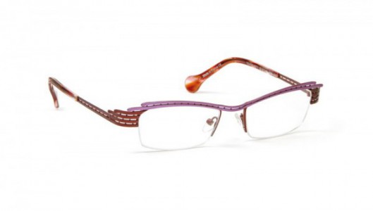 Boz by J.F. Rey TEXTO Eyeglasses, Purple - Brown (9271)