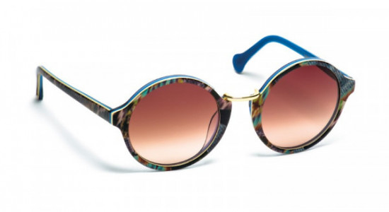 Boz by J.F. Rey NAPLES Sunglasses, NAPLES 2020 SUNGLASS PATCHWORK BLUE (2020)