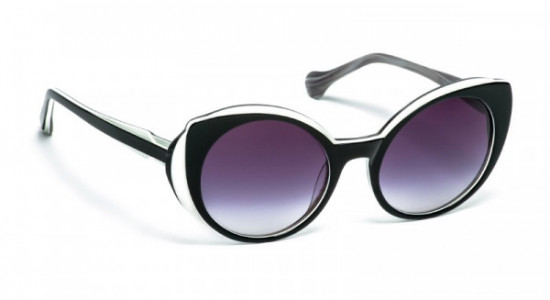 Boz by J.F. Rey RIO Sunglasses, RIO 0010 SUNGLASS BLACK / WHITE/NICE BLACK (0010)