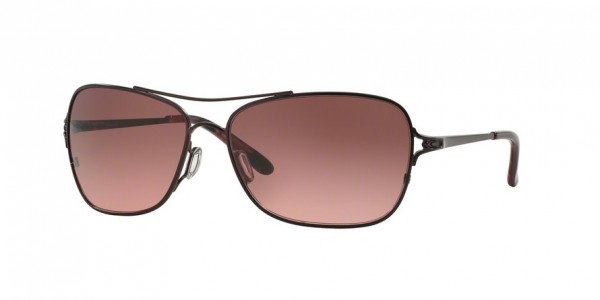 Oakley OO4101 CONQUEST Sunglasses, 410105 SATIN BLACKBERRY (PURPLE/REDDISH)
