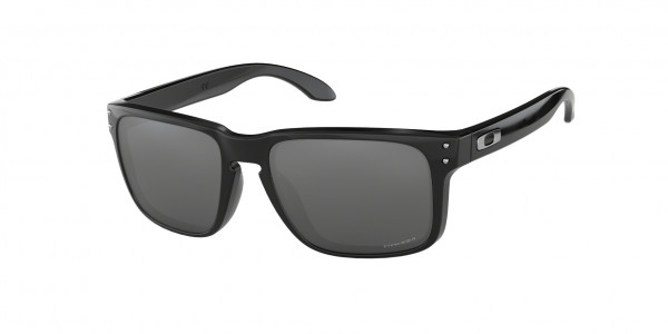 Oakley OO9102 HOLBROOK Sunglasses, 9102E1 HOLBROOK POLISHED BLACK PRIZM (BLACK)