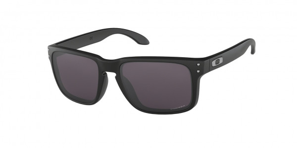 Oakley OO9102 HOLBROOK Sunglasses, 9102E8 HOLBROOK MATTE BLACK PRIZM GRE (BLACK)
