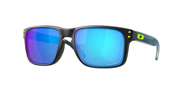 Oakley OO9102 HOLBROOK Sunglasses, 9102V5 HI RES BLUE CAMO (BLACK)