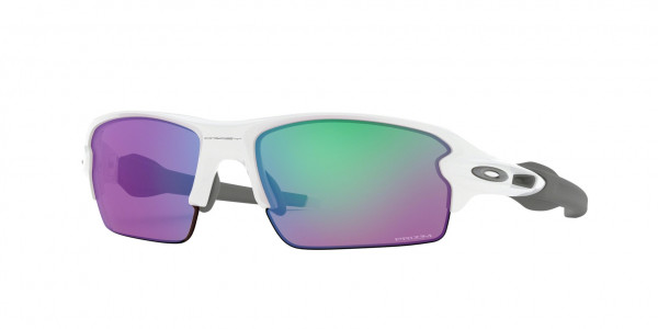 Oakley OO9295 FLAK 2.0 Sunglasses, 929506 FLAK 2.0 POLISHED WHITE PRIZM (WHITE)