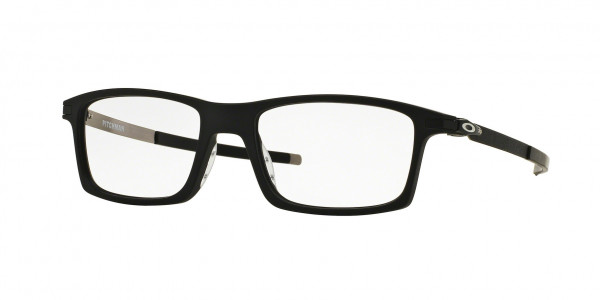 Oakley OX8050 PITCHMAN Eyeglasses, 805001 PITCHMAN SATIN BLACK (BLACK)