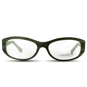 Velvet Eyewear Tina Eyeglasses, dark olive