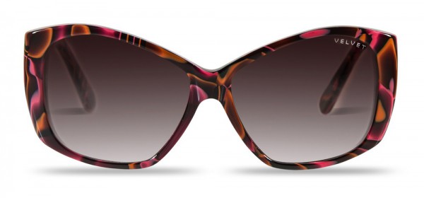 Velvet Eyewear Lucy Sunglasses, Red Lava (V012RL01)