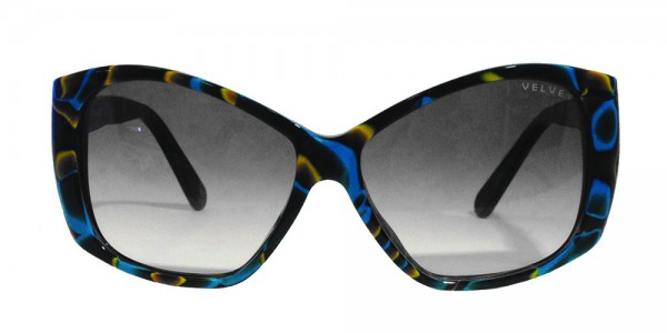 Velvet Eyewear Lucy Sunglasses, Turquoise Lava (V012TL01)