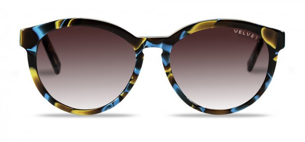 Velvet Eyewear Bella Sunglasses, Turquoise Lava (V014TL01)