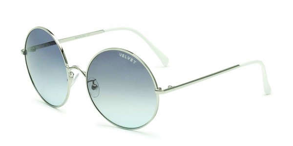 Velvet Eyewear Rose Sunglasses, Silver (V00SS04)