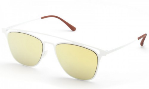 Italia Independent 0250 Sunglasses, White (0250.001.000)