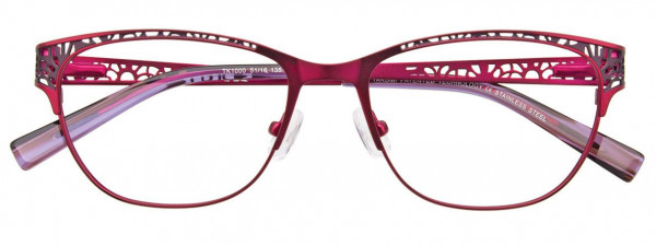 Takumi TK1000 Eyeglasses, 030 - Satin Red & Black
