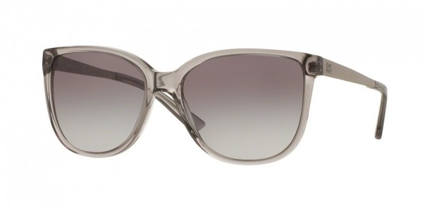 DKNY DY4137 Sunglasses, 369611 GREY CRYSTAL/SATIN SILVER (GREY)