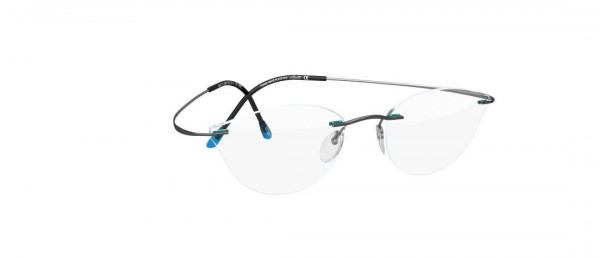 Silhouette TMA Pulse 4532 Eyeglasses, 6059 Blue Curacao / Grey